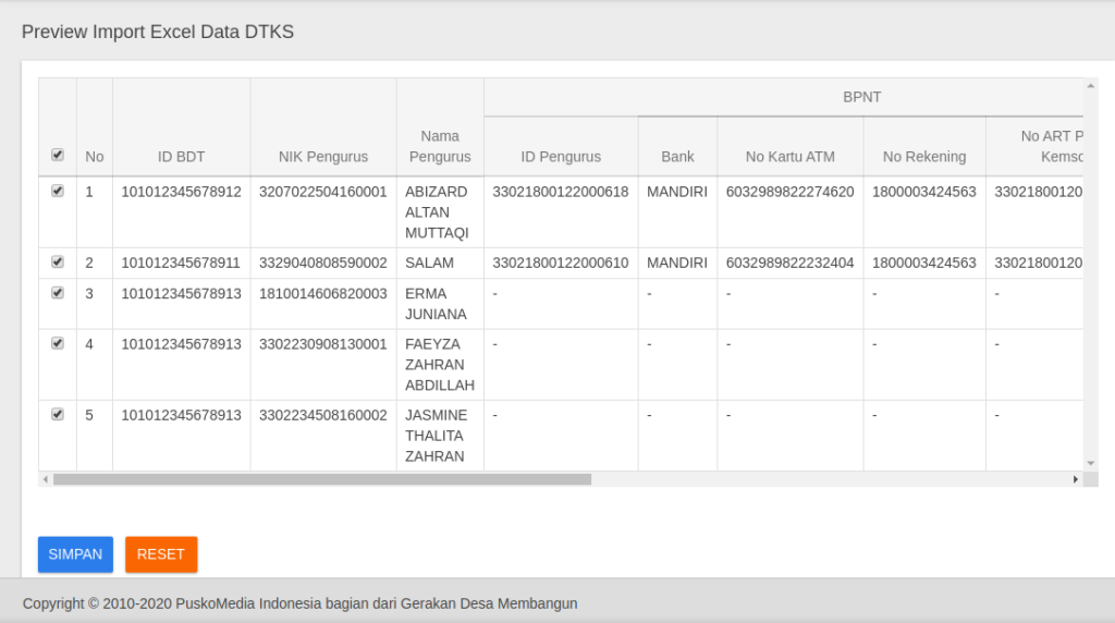 cara import DTKS