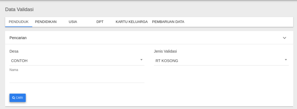 memperbaharui data 