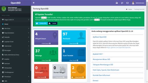 sistem informasi data desa online