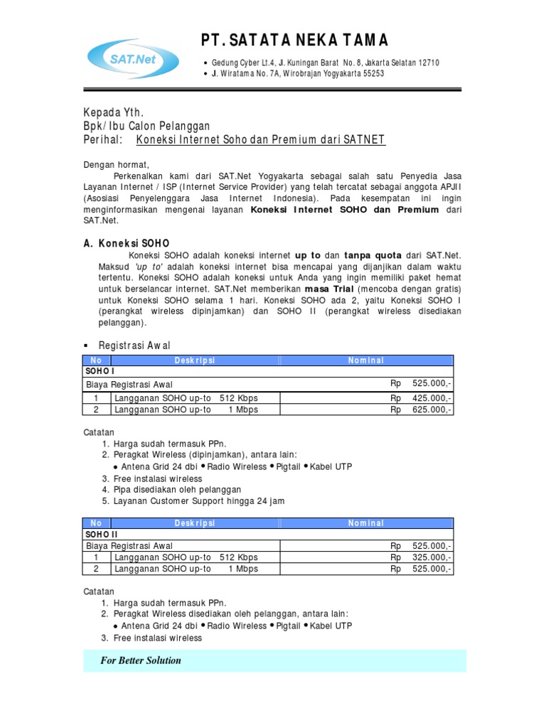 biaya pemasangan internet desa