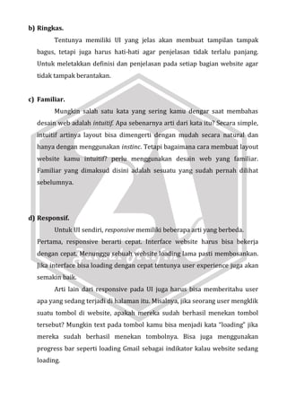 Prinsip Desain Berbasis Pengguna: Kunci Tampilan Web yang Intuitif dan User-Friendly